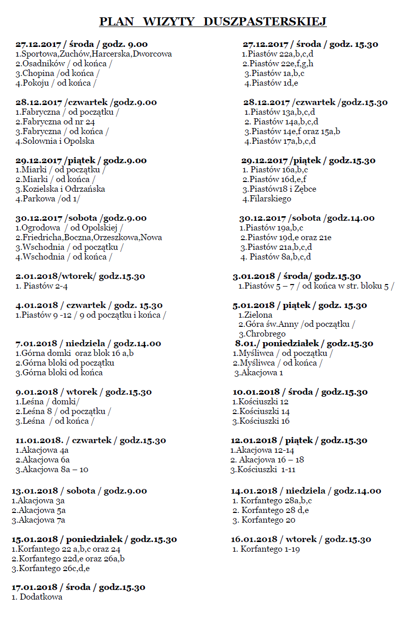 wizyta duszpasterska 2017 2018